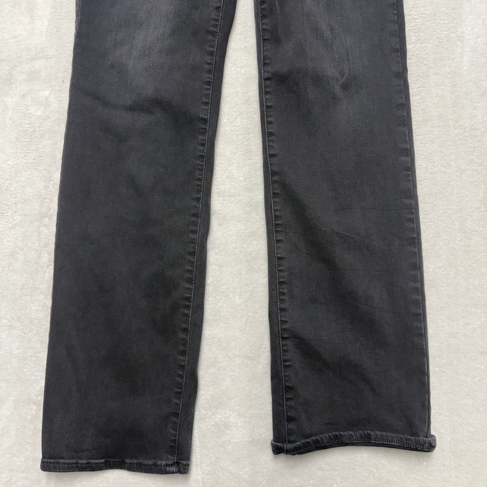 NYDJ Marilyn Straight Leg Jeans Black Lift Tuck Sure Stretch Denim Size 6 - Picture 8 of 12